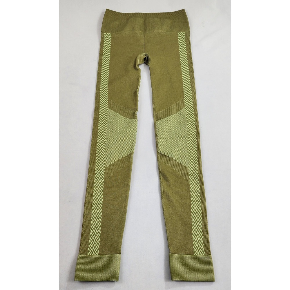 Fabletics Womens XS Green Leggings LG2040279-9886-17020 Stretch Athletic Yoga